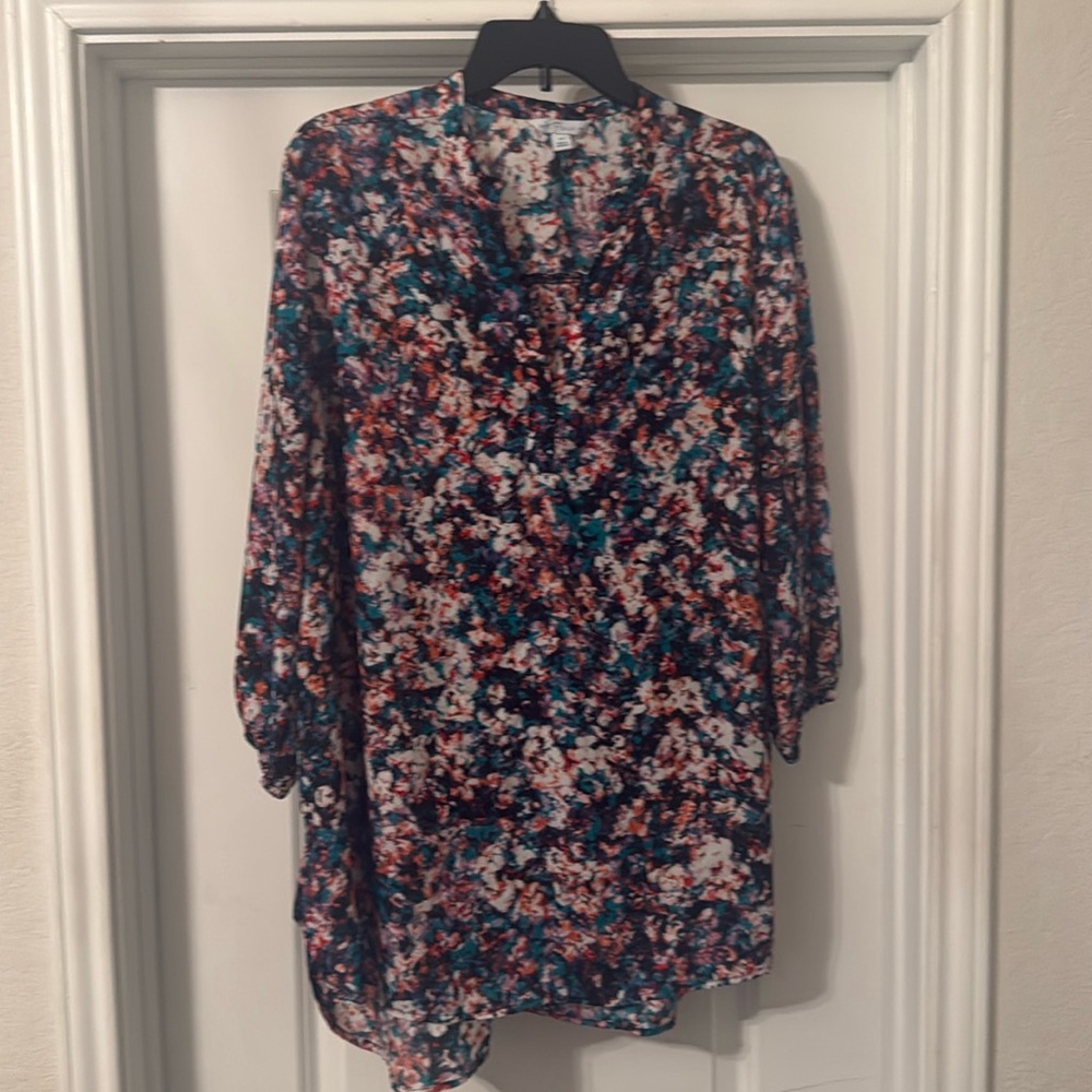 Women’s 1x multicolor blouse